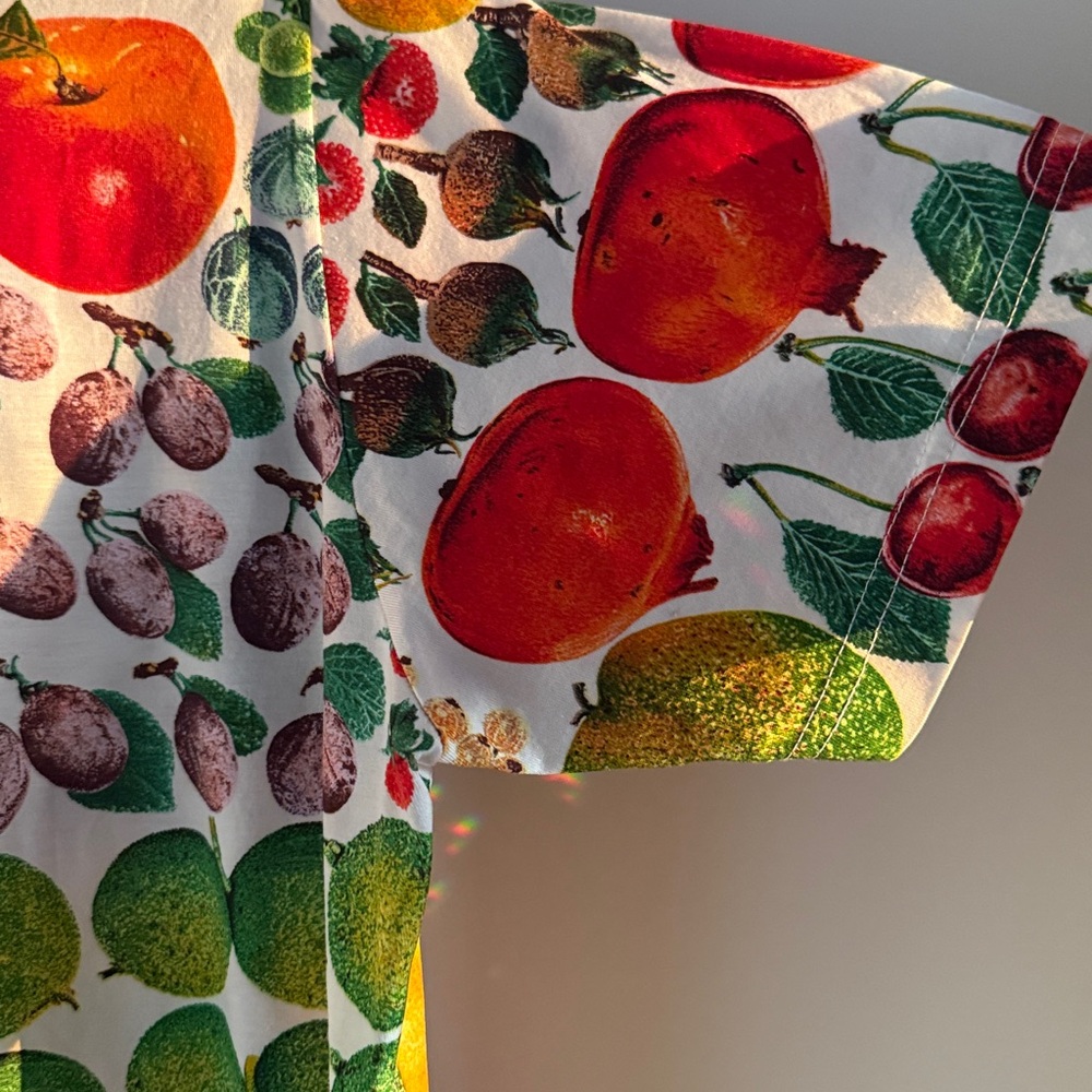 Gucci vintage Tom Ford Era s/s 1996 Fruit Print Tee size M - Picture 6 of 7